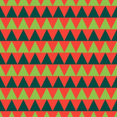 Üçgenler ile Seamless modeli. Parlak renklerde arka plan