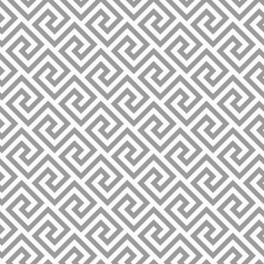 Geometrik çizgi. Yunan antik motif ile soyut seamless modeli