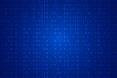 İkili kod deseni. dijital teknoloji arka plan. soyut matris. programlama bilgisayar kodu. teknoloji kavramı