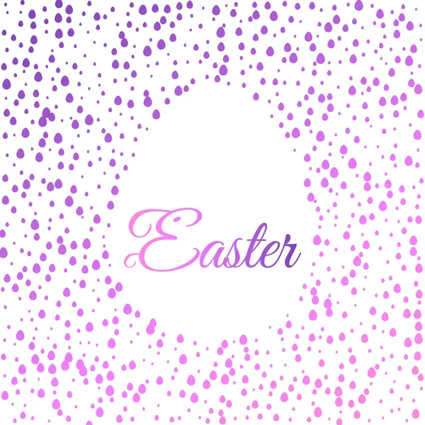 Easter background with bright egg. colorful vector illustration — Stock Vector