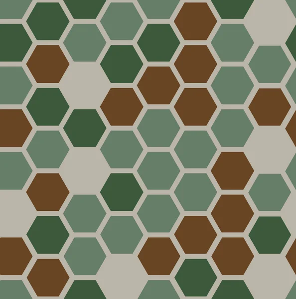 Motif hexagonal sans couture. fond géométrique — Image vectorielle