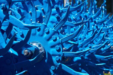 Poin ile donatılmış çalışma diskleri Kültivator parçası