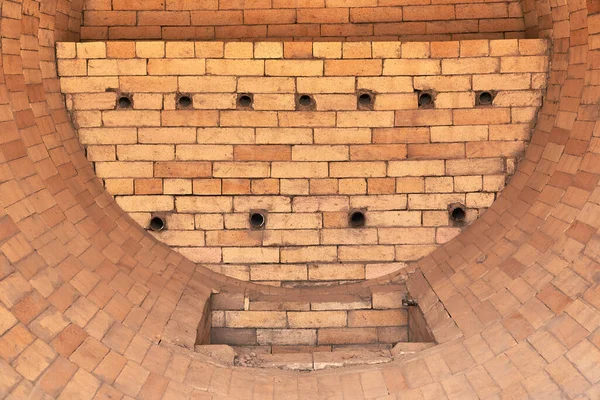 Drying Oven Lined Refractory Bricks — Stock Photo, Image