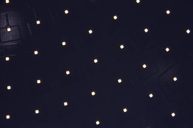 Led (ışık yayan diyot) elementleriyle dekoratif panel. Enerji Kurtarma Teknolojileri