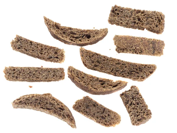 分離した黒いパン粉 — ストック写真