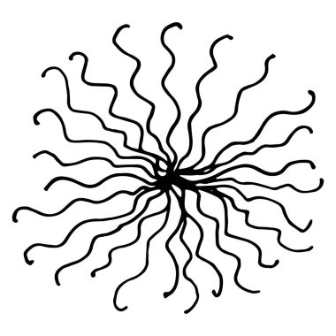 Kalem elle çizilmiş Doodle arka plan