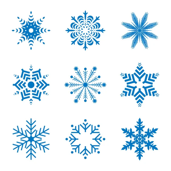 Snowflake simple icon isolated on white background — Stock Vector