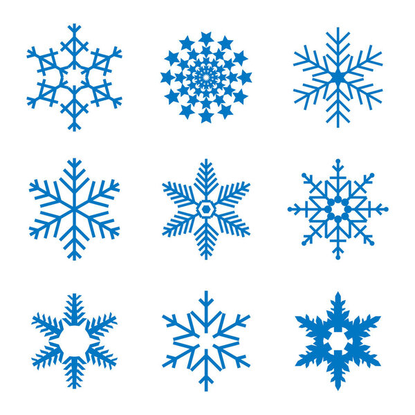 Снежинка простая иконка на белом фоне
