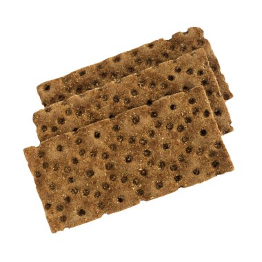 İzole siyah ekmek kırıntısı