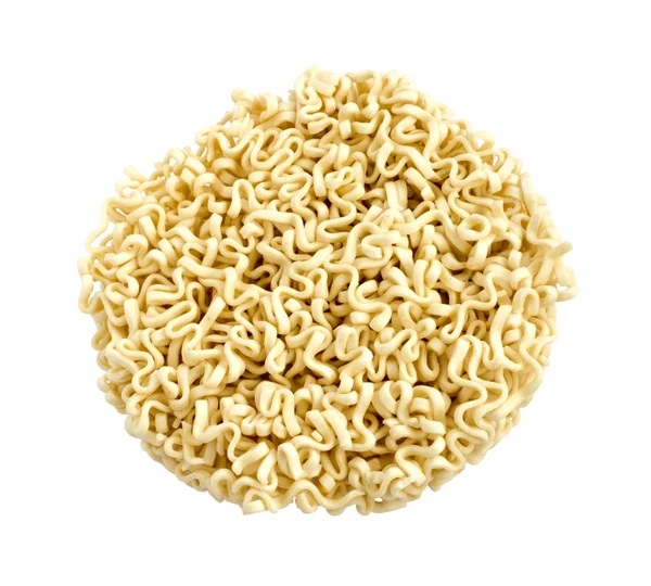 Στιγμιαία noodles ή ramen που απομονώνονται σε λευκό φόντο. — Φωτογραφία Αρχείου