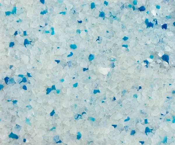 Şeffaf kristal mavi ve beyaz doku