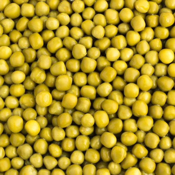Green Canned Peas Texture — Stock Photo, Image