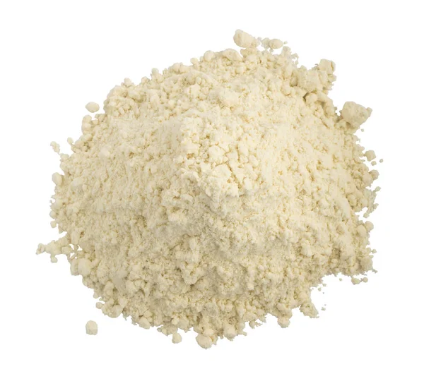 Sterty z białej mąki widok z góry — Zdjęcie stockowe