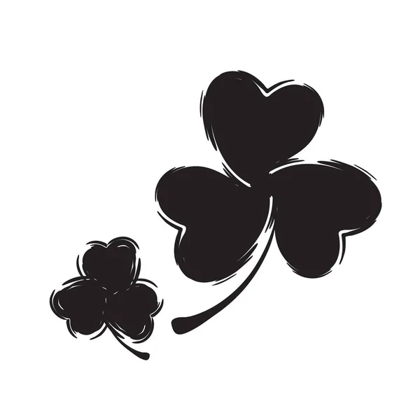 Shamrock icono para el Día de San Patricio . — Archivo Imágenes Vectoriales