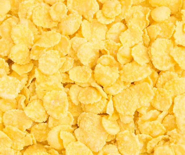 Dry Cornflakes for Breakfast Background — Stock Photo, Image