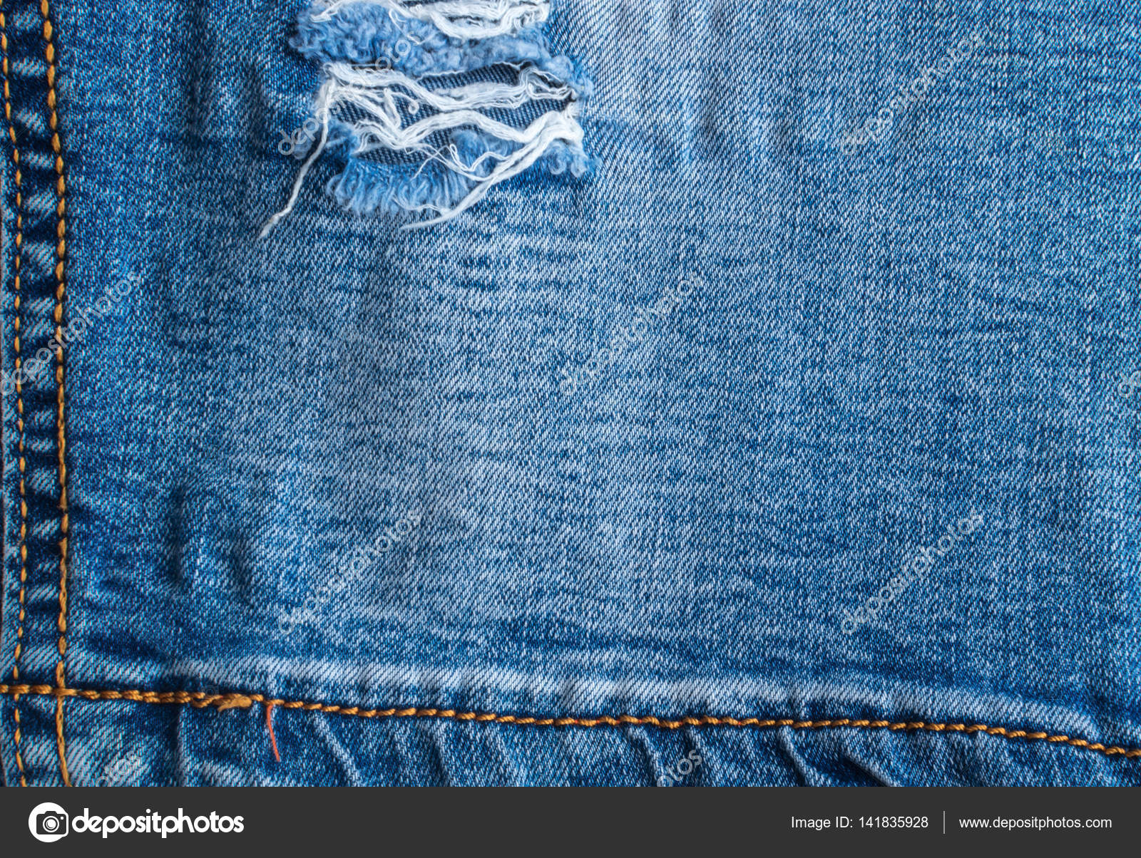 stitches denim