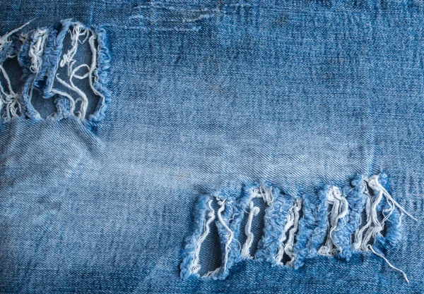 Blue Jeans and Stitches Texture — Stock Photo, Image