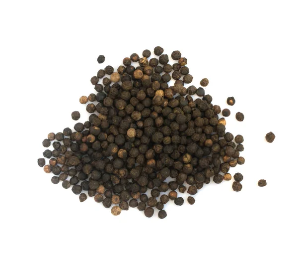 Купка насіння гострого чорного перцю ізольовані — стокове фото