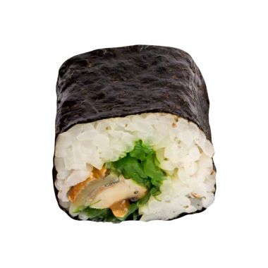 Japon suşi rulo izole