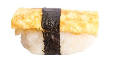 Dashimaki Tamago ya da Japon omlet Nigiri suşi