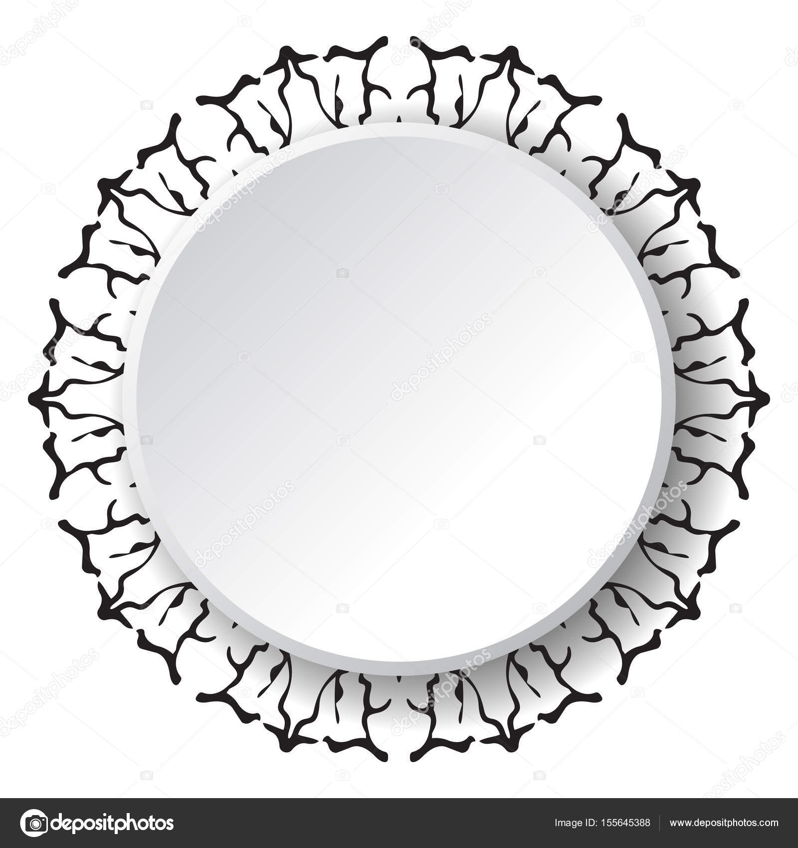Bloem Voor Het Boek Kleurplaat Mandala Stockvector Oksana6299956