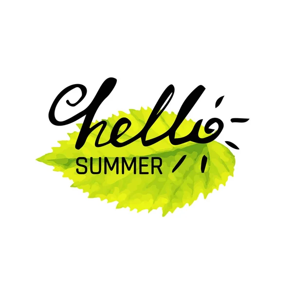 Zin Hello zomer — Stockvector