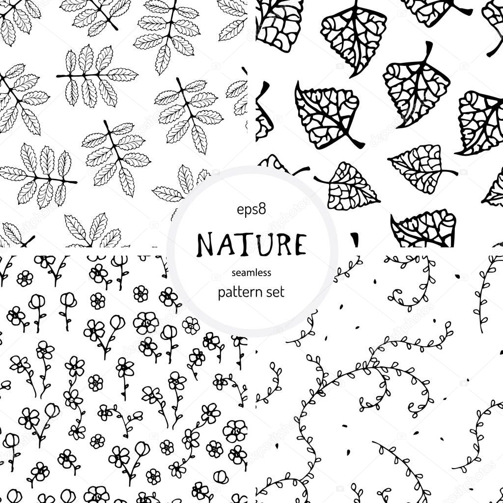 Hand Drawn Nature Pattern