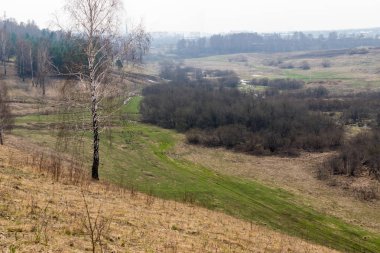 erken ilkbaharda peyzaj