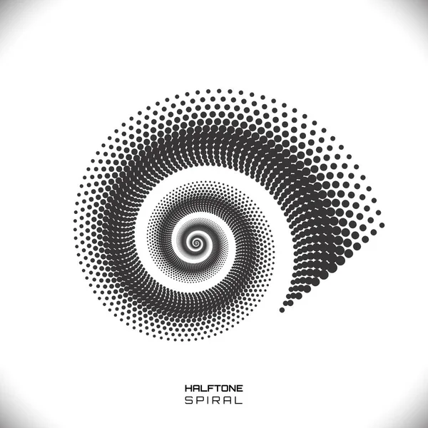 Spirale abstraite ou tourbillon — Image vectorielle