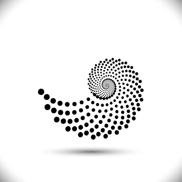 Espiral abstracta o remolino — Vector de stock