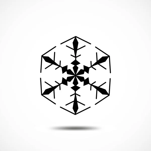 Snowflake Vector Icon — Stock Vector