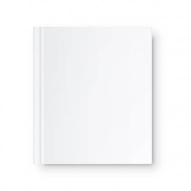 defter ile beyaz boş kapak