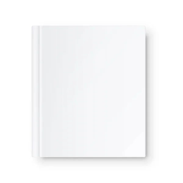 Notebook with White Blank Cover — Stock Vector