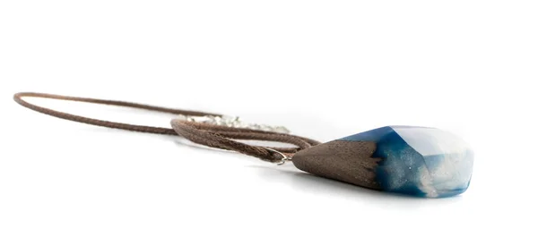 Ювелірний кулон з Блакитний Кристал — стокове фото