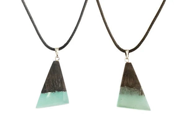 Sieraden hanger met Turquoise Crystal — Stockfoto