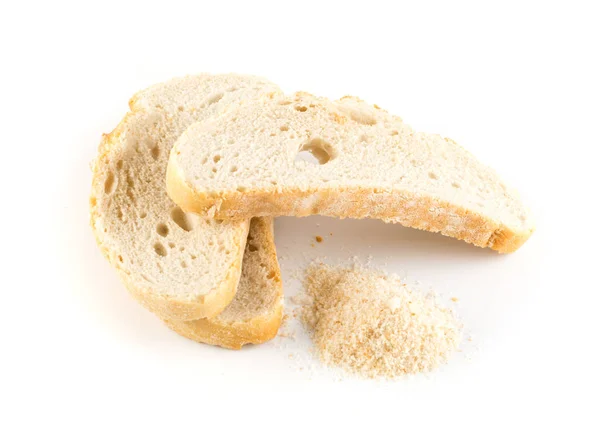 パン粉や砕いたラスク パン粉 — ストック写真