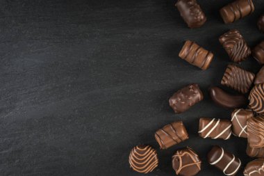 çikolatalı tatlılar arka plan