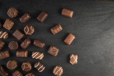 çikolatalı tatlılar arka plan