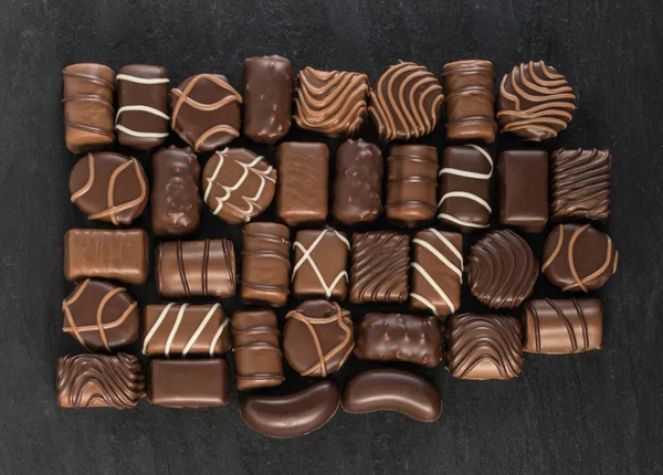 Chocolate fundo doces — Fotografia de Stock