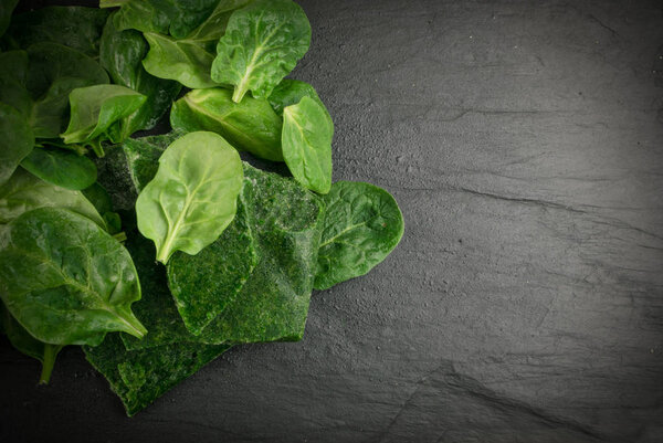 Fresh Spinach Leaves