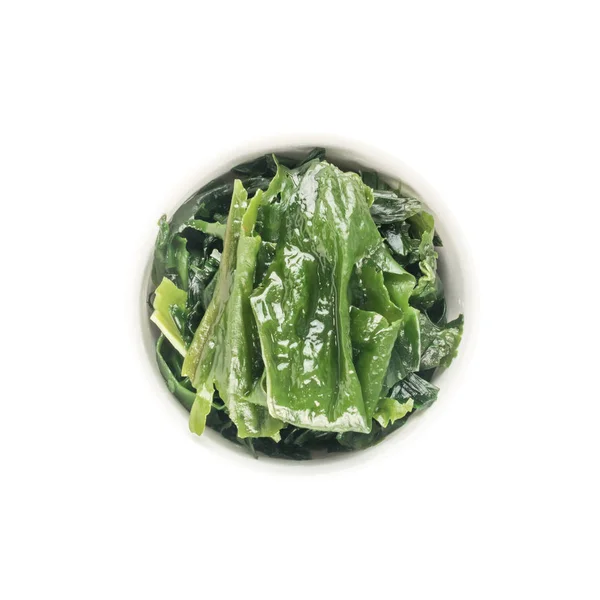 Gröna Wakame tång — Stockfoto