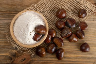 Yenebilir Tatlı Kestaneli Kestane unu, Noel Yemeği