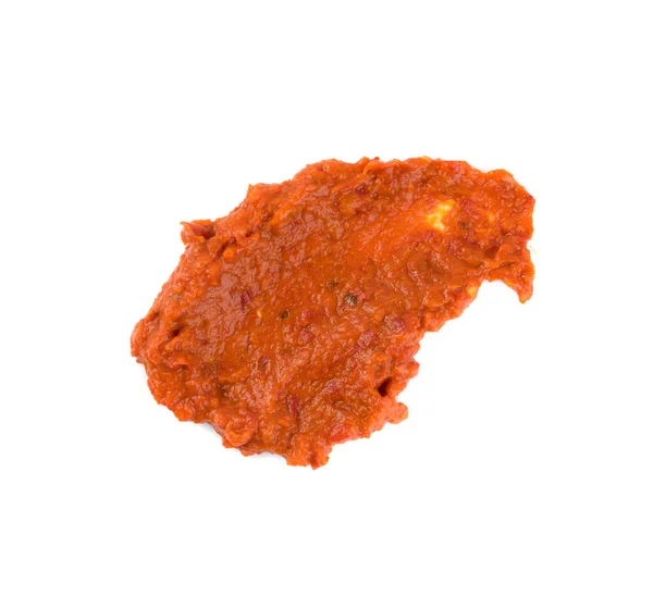 Ajvar vagy Pindjur Orange zöldség spread készült kaliforniai paprika — Stock Fotó