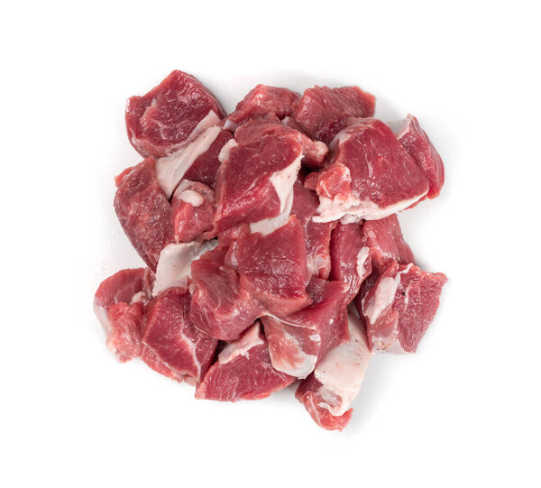 Raw Chopped Lamb Tenderloin Fillet, Diced Mutton Meat