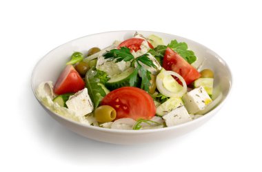 Yunan Salatası, Horiatiki veya Feta Peynirli Köy Salatası