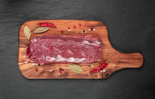 생양유 테더 로 인 필라멘트 , 양고기 혹은 양고기 수 우프 — 스톡 사진
