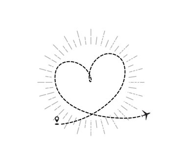 Free Free Heart Airplane Svg 352 SVG PNG EPS DXF File