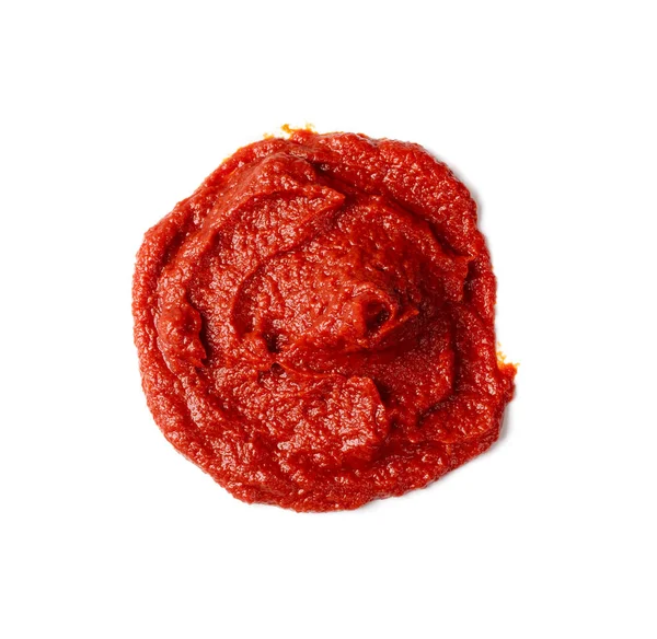 Salpicadura de Ketchup o salsa de tomate Blob aislado — Foto de Stock