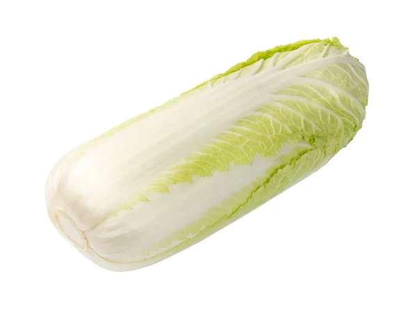Whole Chinese Cabbage Napa Cabbage Wombok Isolated White Background Clipping — Stock Photo, Image