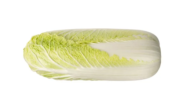 Whole Chinese Cabbage, Napa Cabbage or Wombok Isolated on White Background with Clipping Path. Fresh Green Cabbage — Stock Image Whole Chinese Cabbage Napa Cabbage Wombok Isolated White Background Clipping Stock Picture